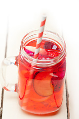 Image showing fresh fruit punch drink