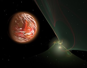 Image showing red planet