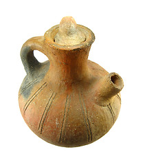 Image showing african terra-cota jug