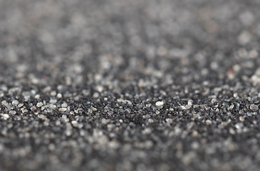 Image showing Asphalt felt texture, selective focus