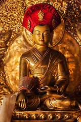 Image showing Buddha statue in Lamayuru monastery, Ladakh, India