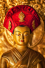 Image showing Buddha statue in Lamayuru monastery, Ladakh, India