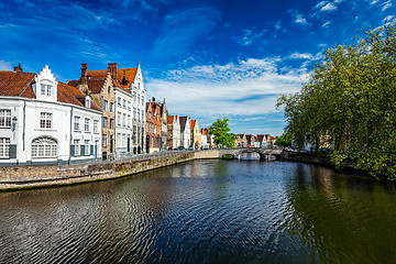 Image showing Bruges town view, Belgium