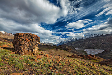 Image showing Himalayan landscape in Himalayas