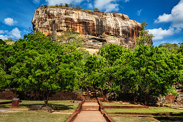 Image showing Sigiriya rock, Sri Lanka