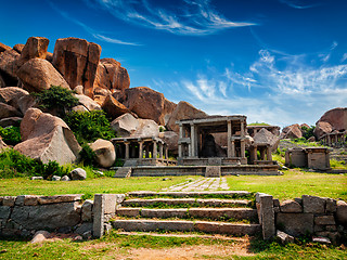 Image showing Ruins in Hampi