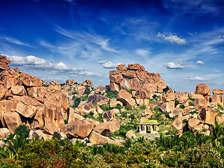 Image showing Ruins in Hampi