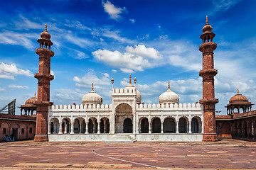Image showing Moti Masjid Pearl Mosque, Bhopal, India