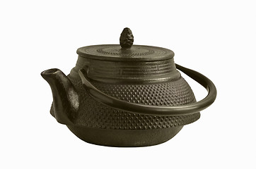 Image showing Brown teapot