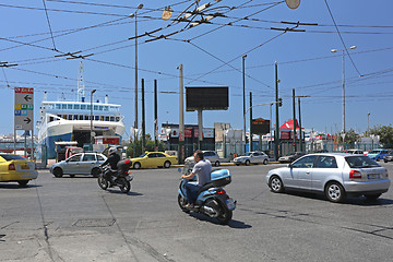 Image showing Streets of Piraeus