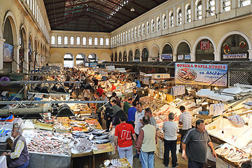 Image showing Fish Market Athens