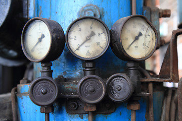Image showing old gauge background