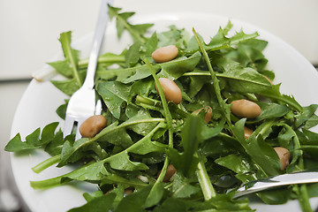 Image showing Dandelion salad