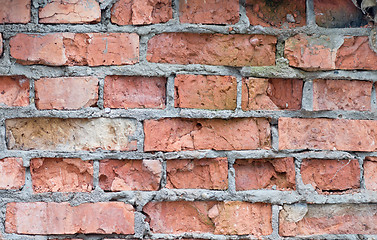 Image showing old brick wall