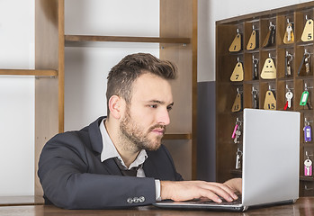 Image showing The Receptionist