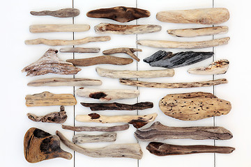 Image showing Driftwood Abstract