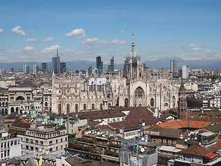 Image showing Duomo di Milano Cathedral in Milan