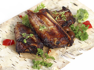 Image showing Spicy pork ribs