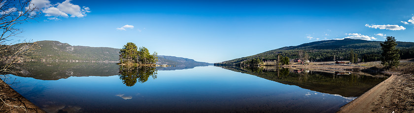 Image showing Reflections, panoramic