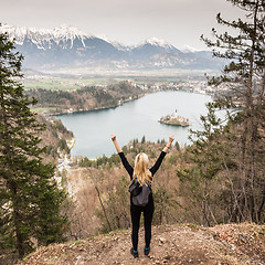 Image showing Beautiful nature around Bled Lake, Slovenia.