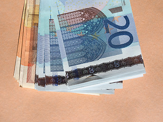 Image showing Fifty and Twenty Euro notes