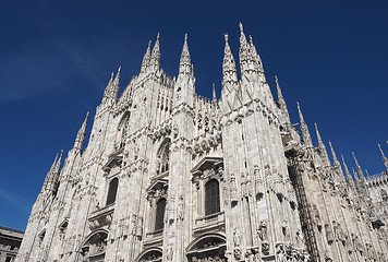 Image showing Duomo di Milano Cathedral in Milan