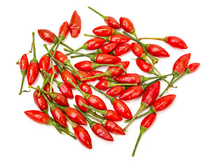 Image showing Heap of Ripe Red Peppers Piri-Piri