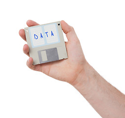 Image showing Floppy disk, data storage support 