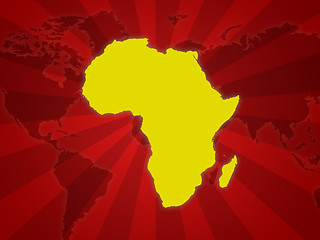 Image showing Africa background