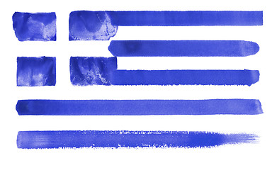 Image showing Greece flag illustration