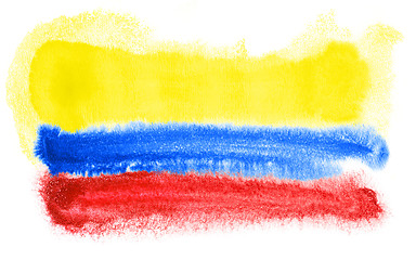 Image showing Colombia flag illustration