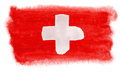 Image showing Switzerland flag illustration