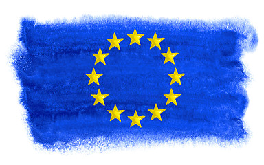 Image showing Europe flag illustration