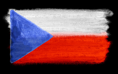 Image showing Czech Republic flag illustration