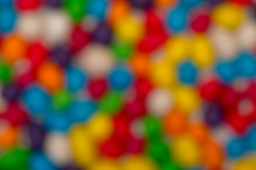 Image showing Blurred Backdrop from Multicolored Sweet Candy