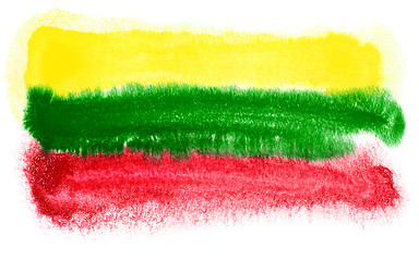 Image showing Lithuania flag illustration