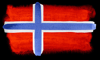 Image showing Norway flag illustration
