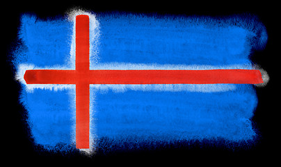 Image showing Iceland flag illustration