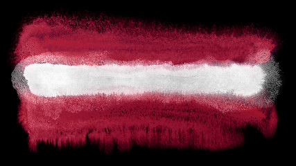 Image showing Latvia flag illustration