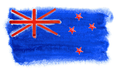 Image showing New Zealand flag illustration