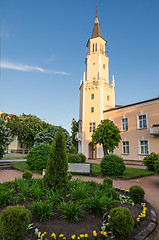 Image showing Park in front of City Hall in Sillamae, Estonia