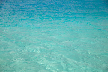 Image showing sea or ocean blue transparent water