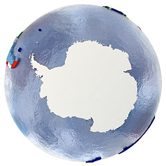 Image showing Political Antarctica map