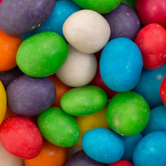 Image showing Backdrop from Multicolored Sweet Candy