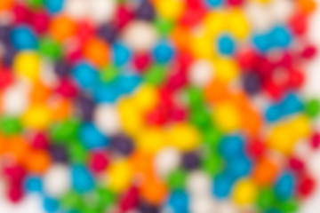 Image showing Blurred Backdrop from Multicolored Sweet Candy