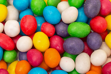 Image showing Backdrop from Multicolored Sweet Candy