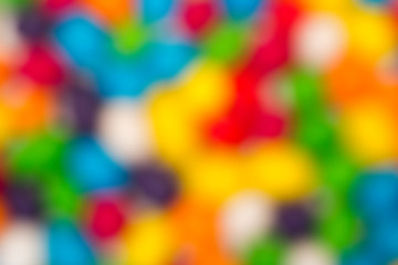 Image showing Blurred Backdrop from Multicolored Sweet Candy