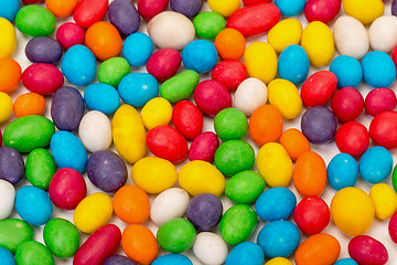 Image showing Backdrop from Multicolored Sweet Candy