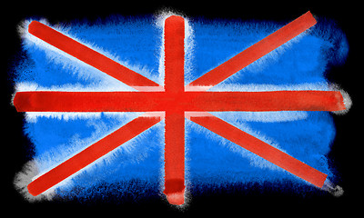 Image showing Great Britain flag illustration