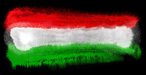 Image showing Hungary flag illustration